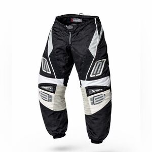 SHIFT MX Motorcycle Riding Pants Black Mens Size 38 Armored Protective Gear